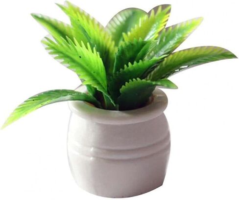 Dollhouse Plant Miniature Bonsai Plant ، Mini Plant Plant Flower Model Ornament Dollhouse Furniture Toy ، DIY Micro Scene Decor in Saudi Arabia