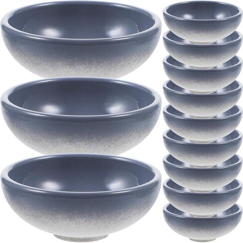 Toyvian 12pcs Dolls House Bowls Miniature Bowls Tiny Round Decorative Bowls لديكور دمية لتزيين المشهد و in Kuwait