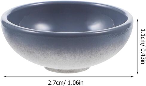Toyvian 12pcs Dolls House Bowls Miniature Bowls Tiny Round Decorative Bowls لديكور دمية لتزيين المشهد و in Kuwait