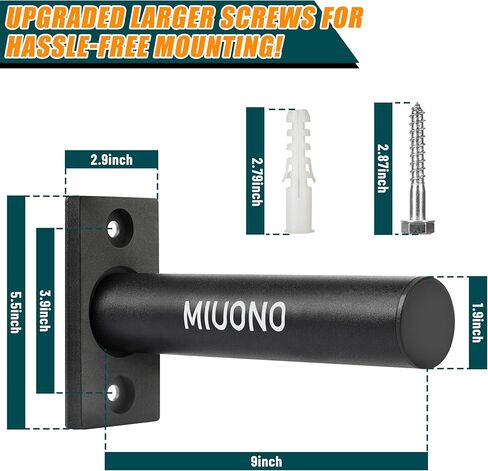 Weight Plate Rack, Wall Mount Weight Plate Holder for 1" Plates, 5 Pack Weight Storage Racks Home Gym Organizer in Saudi Arabia