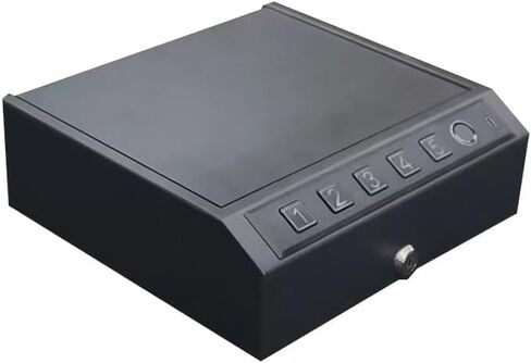 3-way فتح مسدس Biometric Safe-بصمات الأصابع ، دبوس رقمي ومسدس الوصول إلى المفتاح مع التنبيه ، مربع أمان المسدس المحمول للسيارة ، السيارة ، المنزل in Saudi Arabia