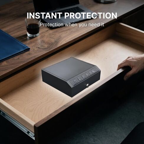 3-way فتح مسدس Biometric Safe-بصمات الأصابع ، دبوس رقمي ومسدس الوصول إلى المفتاح مع التنبيه ، مربع أمان المسدس المحمول للسيارة ، السيارة ، المنزل in Saudi Arabia