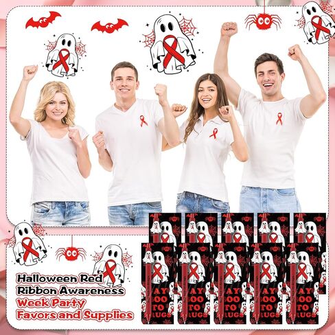 Faccito 25 مجموعات Red Red Rebon Awarening Week مضحك قلم القلم الهالوين بالجملة المخدرات الحرة التوعية التعليمية أحلام الحفلات وبطاقات الحفلات يقول بوو هدايا للمخدرات للمراهقين في المدرسة الدراسية in Saudi Arabia