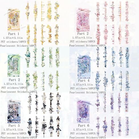 ملصقات سجل القصاصات لمستلزمات Scrapbooking ، 120pcs ملصقات Junk Journal Cloud تحت عنوان Journaling ، مستلزمات Journal Bullet ، مخطط ، أجهزة الكمبيوتر المحمولة ، Planner (Cloud) in Kuwait