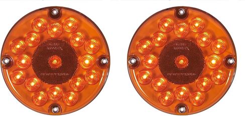 Maxxima M90450 White 7" Round Bus LED Backup Light in Saudi Arabia