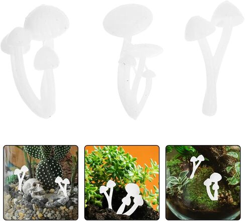 ARTIBETTER 9pcs Mini Mushrooms DIY 3D Mushrooms Ornament Garden Plant Model Dollhouse Micro Landscape Random Style in Kuwait