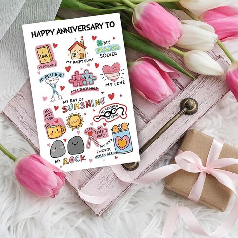 Happy Anniversary Card for Husband Boyfriend, Funny Anniversary Cards for Him, Wedding Anniversary Idea for Men in Saudi Arabia