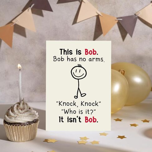 هذه هي بطاقة عيد ميلاد مضحكة للرجال ، هدايا BDAY فرحان لأصدقاء العائلة زملاء العمل ، بطاقة BDAY صفيق له ، بطاقة تحية المكاتب الفكاهية (BIRDIAND BOD) in Kuwait