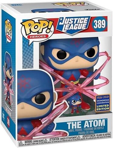 Funko Pop! Justice League The Atom Exclusive Vinyl Figure Wondrous Convention 2021 Shared in Saudi Arabia