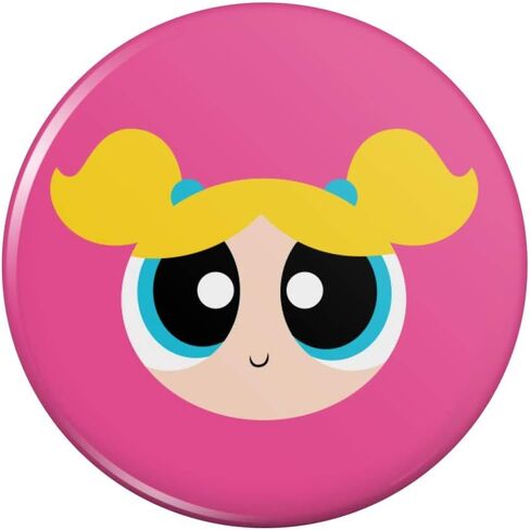 Powerpuff Girls Bubbles Head Pinback Button Pin in Saudi Arabia