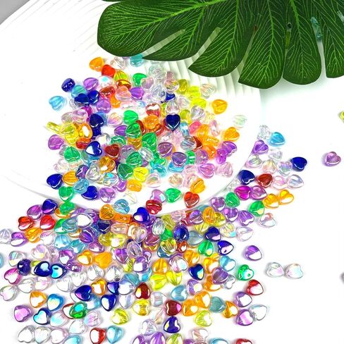500 PCS حبات شكل النجوم ، تجويف أكريليك ملون ملون حبات فضفاضة لطيف ، AB حبة ملونة لسوار الصداقة DIY مركبة المجوهرات in Kuwait