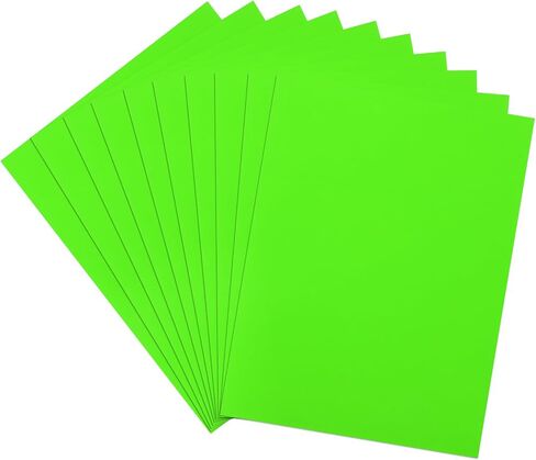 Meccanixity Glow in the Dark Card 10 Sheets فارغة بطاقة النيون الأسهم 8 "x11" 250gsm fluorescen in Saudi Arabia