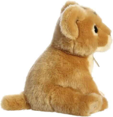 Aurora® Adorable Miyoni® Tots Lion Cub Stuffed Animal - Lifelike Detail - Cherished Companionship - Brown 8.5 Inches in Saudi Arabia