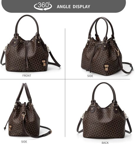 Crossbody Bags for Women - Shoulder Bag Fashion Print Style, Lock Design Handbags for Women, Adjustable Shoulder Strap in Kuwait