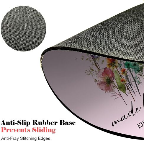 Cute Pink Christian Floral Mouse Pad, Bible Floral Mouse Pad for Computers Laptop Office Work Home, Gifts for Christian Women Girls, 9.4x7.8 Inch in Saudi Arabia
