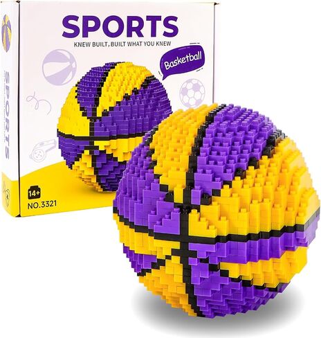 مجموعة لبنات كرة القدم ، لعبة STEM Educational Toy ، كرة القدم ثلاثية الأبعاد ، ديكورات كتلة الألغاز ، هدايا كرة القدم للبنين ديكور المنزل （800pcs） in Kuwait