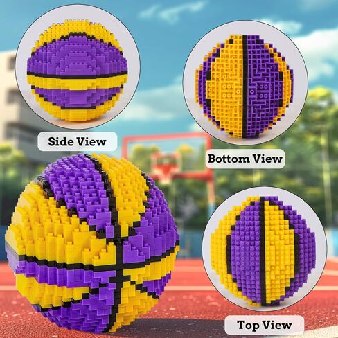 مجموعة لبنات كرة القدم ، لعبة STEM Educational Toy ، كرة القدم ثلاثية الأبعاد ، ديكورات كتلة الألغاز ، هدايا كرة القدم للبنين ديكور المنزل （800pcs） in Kuwait