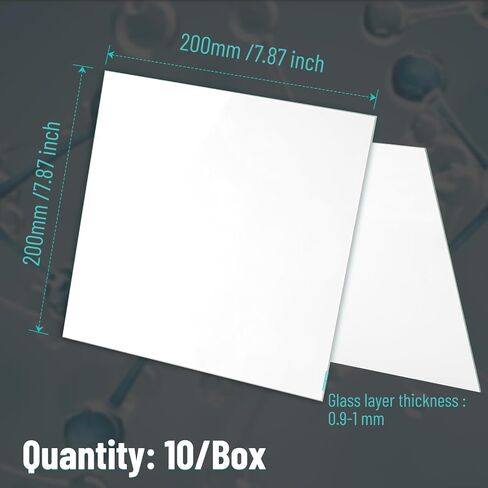 TLC Plates 25mm x 75mm, Lab Thin Layer Chromatography TLC Plates, Glass Backed TLC Classical Paintcoat Silica Gel Plate GF254 for Lab Chemistry(80/Box) in Saudi Arabia