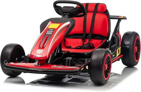 24V Kid Go Kart ، 7AH BATTERN PARETY CORPLEST ، W/150 * 2 Motors ، Drifting Car Soft STANT ، MUSIC ، HORN HURKING AND SANIDE in Kuwait