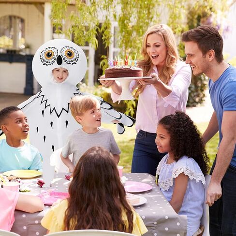 Inflatable Owl Costume for Kids, Owl Halloween Costume,Funny Animal Blow Up Costumes for Boys Girls Themed Cosplay in Kuwait
