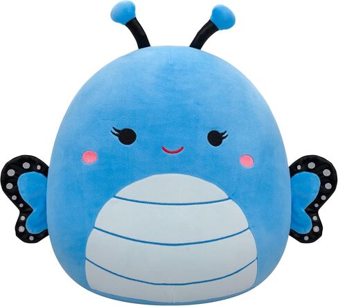 Squishmallows Original 14in Waverly The Blue Butterfly - Jazwares Plush الرسمية (كبيرة) in Saudi Arabia