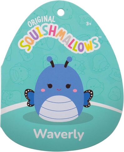 Squishmallows Original 14in Waverly The Blue Butterfly - Jazwares Plush الرسمية (كبيرة) in Saudi Arabia