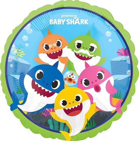 anagram baby shark girl 3rd عيد ميلاد الحفلات اللوازم باقة بالون in Saudi Arabia