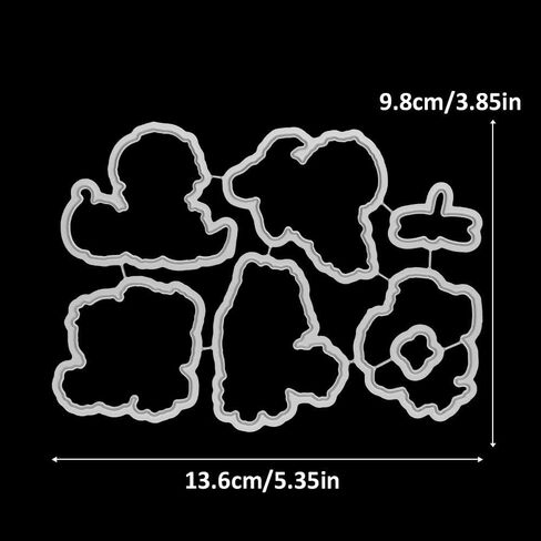 Summer Animals Sheep Duck Clear Stamps and Die Cuts Sets for Handmade Card Making Metal Cutting Dies Stencils Scrapbook Kit Embossing Supplies 2024-2025 Seals Template in Saudi Arabia
