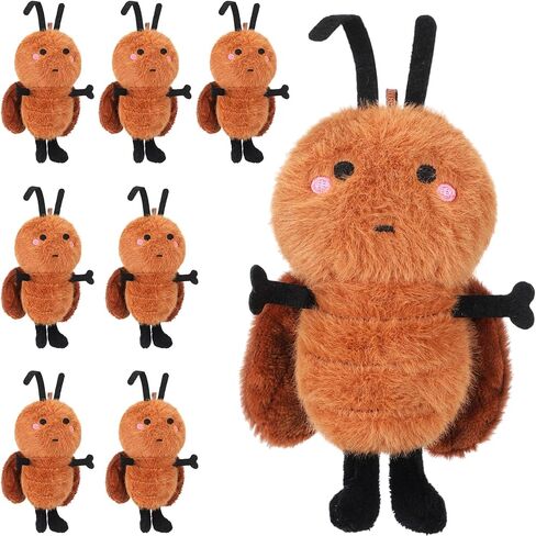 Hydren 8 pcs Goose محشو حيوان 8 بوصة أوزة أفخم طري محشو لعبة الحيوانات الأبيض أفخم صفراء ألعاب الجلوس لمستلزمات حفلة عيد ميلاد ديكورات المنزل in Saudi Arabia
