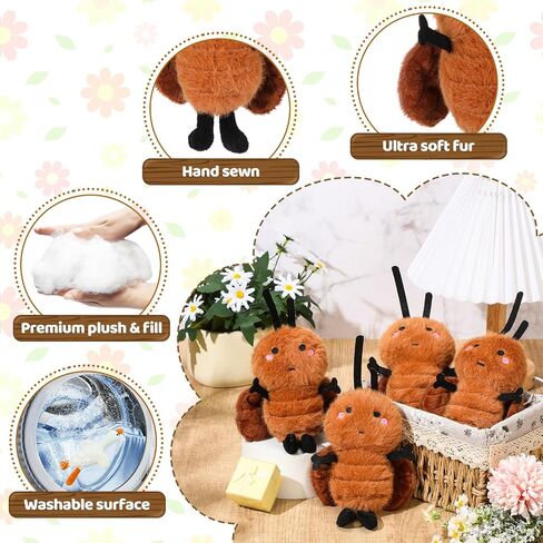 Hydren 8 pcs Goose محشو حيوان 8 بوصة أوزة أفخم طري محشو لعبة الحيوانات الأبيض أفخم صفراء ألعاب الجلوس لمستلزمات حفلة عيد ميلاد ديكورات المنزل in Saudi Arabia