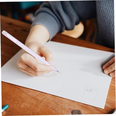 8pcs الترتر قلادة أقلامات ذات ألواح متعددة الألوان أقلام الكتابة السوداء للقرطاسية المدارس لون عشوائي in Kuwait