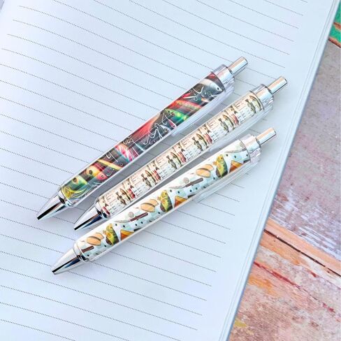 YJ PREMIUMS Fishing Pens 8PC Birthday Party Decorations Theme Baby Shower Nursery Lure Decor Adults Kids Gifts Novelty Supplies Game Prizes Fathers Day Kits Teen Boys Backpack Stocking Stuffers in Saudi Arabia