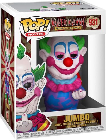 أفلام Funko Pop Movies: Killer Klowns - Jumbo - Killer Klowns من Outer Space - شخصية فينيل قابلة للتحصيل - فكرة الهدية - البضائع الرسمية - ألعاب للأطفال والكبار - عشاق الرعب in Saudi Arabia