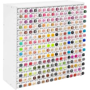 رف تخزين العلامة الفنية ، حامل منظم تخزين العلامات ، حامل منظم القلم ، عقد 120 علامة ماركات منظم مع مقسم للأقلام ، فرش الفنون الملونة ، (120 علامة) in Kuwait