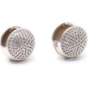Silver Micro Pave Round Charm Spacer Bead – 10mm Crystal Ball Bead for DIY Bracelets & Necklaces – Jewelry Making Supplies.KT0029 in Saudi Arabia
