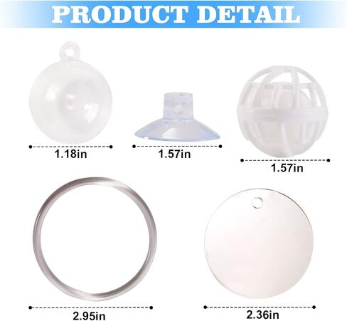ألعاب Betta Fish ، 2 PCS Fish Exercy Ring و Nitrine Calls Set ، مجموعة لعبة Betta Mirror ، حلقة التغذية مع كوب الشفط ، ملحقات خزان الصيد للهدايا (أحمر) in Kuwait