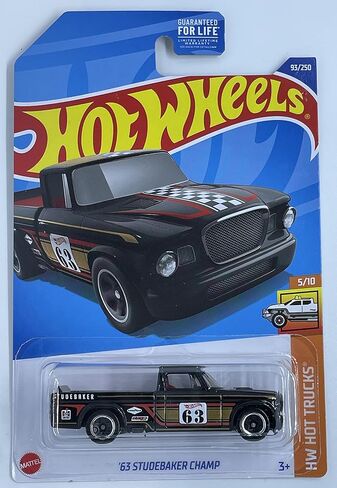 Hot Wheels 2022 - '63 Studebaker Champ - Black - HW Hot Trucks 5/10 in Kuwait