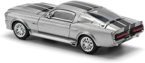 DIECAST MODEL CAR CAR متوافق مع سباق البوب ​​1:64 1967 Shelby Mustang GT500 Gray/Black Limited Edition PR640195 in Kuwait