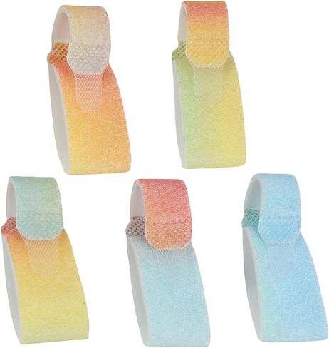 12 Pack Fabric Hammer Toe Corrector, Fabric Hammer Toe Wraps, Reusable Fabric Buddy Wraps for Broken Toes, Toe Bandages Protectors for Crooked Toes, Curled Toes, Bent Toes and Broken Toes in Saudi Arabia