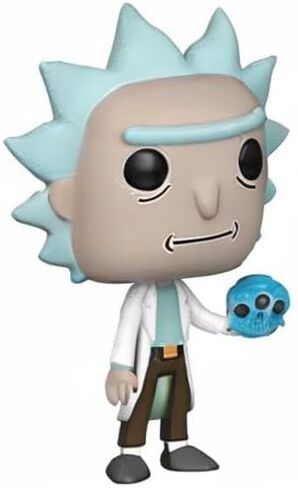 Funko Pop! Animation: Rick and Morty - Rick with Crystal Skull, Multicolor in Saudi Arabia