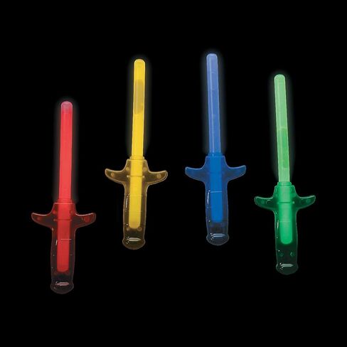 Sweat Express Mini Glow Swords - 6 3/4 بوصة in Saudi Arabia
