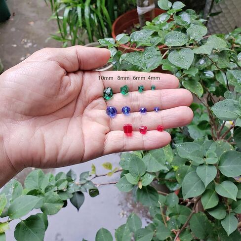 حبات زجاجية من الشمبانيا الذهب 6 ملم لتصنيع مجوهرات صنع AB 720pcs Faceted Briolette Shape Crytal Spacer Beads Enssortments Supplies Supplies for Bracelet Necklace for بالجملة بالجملة in Kuwait