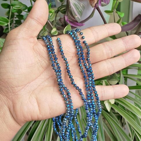 حبات زجاجية من الشمبانيا الذهب 6 ملم لتصنيع مجوهرات صنع AB 720pcs Faceted Briolette Shape Crytal Spacer Beads Enssortments Supplies Supplies for Bracelet Necklace for بالجملة بالجملة in Kuwait