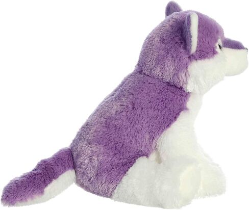 Aurora® Huggable Destination Nation ™ Wolf Stuffed Animal - Global Exploration - متعة التعلم - الأرجواني 12 بوصة in Saudi Arabia