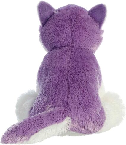 Aurora® Huggable Destination Nation ™ Wolf Stuffed Animal - Global Exploration - متعة التعلم - الأرجواني 12 بوصة in Saudi Arabia