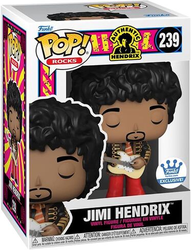 Jimi Hendrix in Napolenic Hussar Jacket (Bundled with Clear Vinyl Ecotek Pop Box Protector) in Saudi Arabia