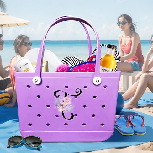 MOZOM alphabet Charms for Bogg Bag, letter D Bogg Bag Charms Accessories,Decorative Charm for Beach Tote Bag Rubber Beach Bag in Saudi Arabia
