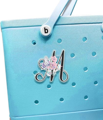 MOZOM alphabet Charms for Bogg Bag, letter D Bogg Bag Charms Accessories,Decorative Charm for Beach Tote Bag Rubber Beach Bag in Saudi Arabia