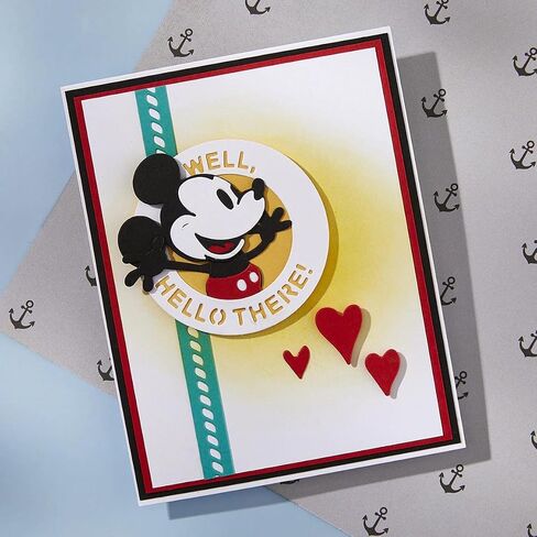 Spellbinders Say Cheese Classic Mouse Character Die Bundle - Steamboat Willie Duo (S6-261) and Frame & Sentiments (S4-1470) in Saudi Arabia