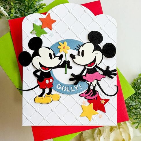 Spellbinders Say Cheese Classic Mouse Character Die Bundle - Steamboat Willie Duo (S6-261) and Frame & Sentiments (S4-1470) in Saudi Arabia